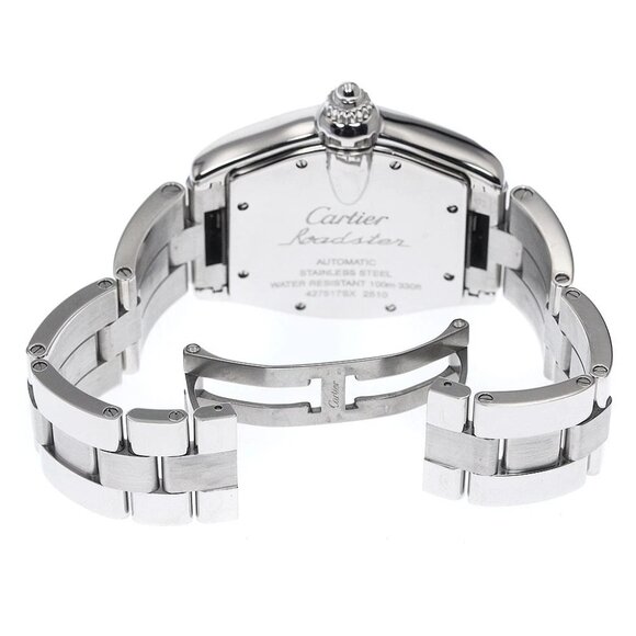 CARTIER Roadster LM W62025V3 Date Silver Dial Automatic Men's Watch_894855 - Picture 6 of 6